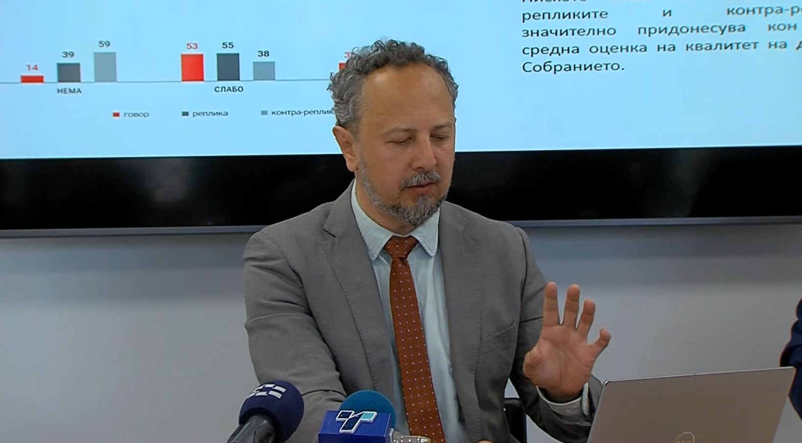 Пратениците со средна оценка за аргументирана дебата во Собранието