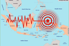 Едно лице загина и голем дел згради се оштетени во земјотрес со јачина од 7,4 степени што ја погоди Индонезија
