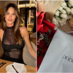 (Фото) Данијела Димитровска слави 39. роденден – проѕирна маичка, шампањ и романтичен подарок од сопругот