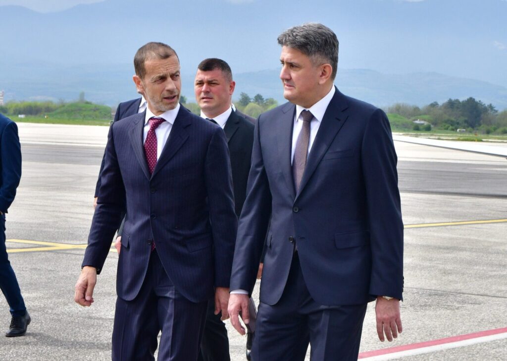 Првиот човек на УЕФА Александар Чеферин во посета на ФФМ