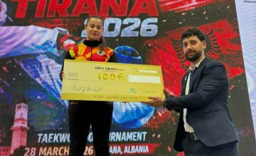Пролетна жетва на медали од „ТИРАНА ОПЕН 2026” за Македонската традиционална таеквондо федерација