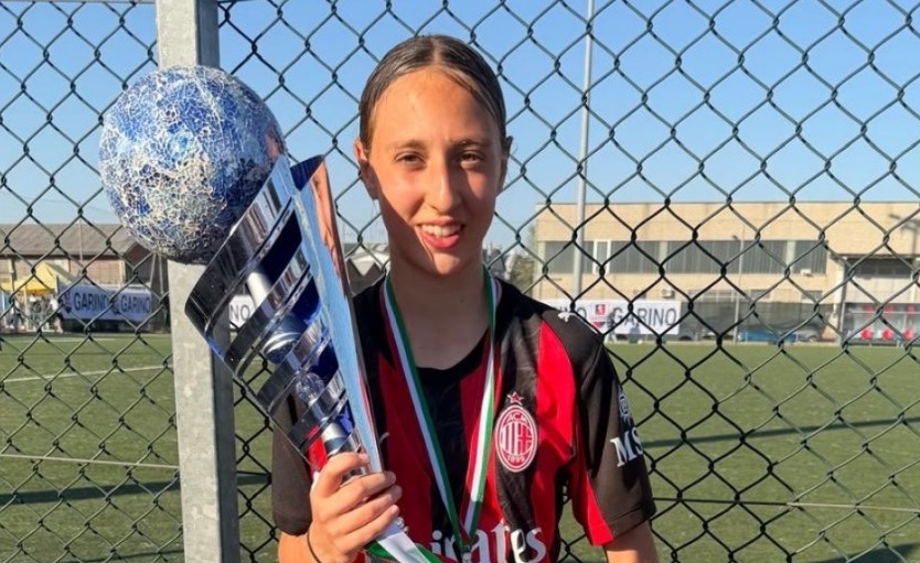Ќeрката на Лука Модриќ го освои првиот пехар со Милан