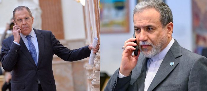 Лавров и Арагчи телефонски разговараа за ситуацијата на Блискиот Исток и безбедноста на пловидбата низ Ормуската Теснина