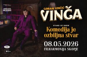 (ВИДЕО+ФОТО) На 8. мај во Филхармонија – Горан Винчиќ Винча: „Комедијата е сериозна работа“