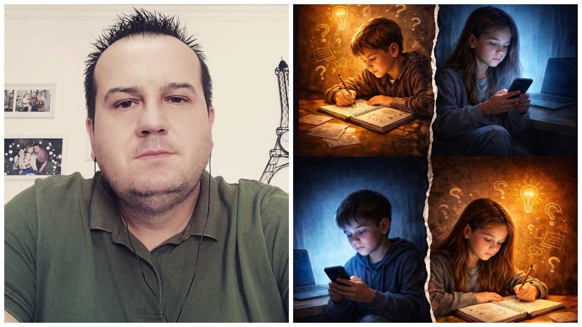 „Вештачката интелигенција треба да биде алатка во рацете на детето, а не замена за неговиот ум“ – Наставникот Гоце Бумбароски со порака