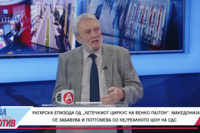 АНГЕЛОВСКИ: Човек кој има газди, смета дека секој мора да има газди, како тие за договорите со Грција и Бугарија и смената на името