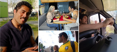 Бразилец со комбе патуваше низ нашата држава – готвеше за Македонка, па друга убеди да го покани дома на кафе (видео)