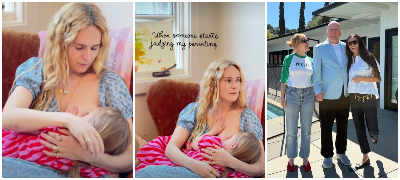 Ќерката на Брус Вилис и Деми Мур одговори на критиките што го дои 3-годишното дете: „Мојот живот не е ваш проблем“