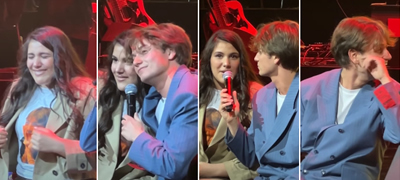 „Би те одвела кај тебе дома“ – Обожавателка на Јаков Јозиновиќ флертува со него пред цела публика (видео)