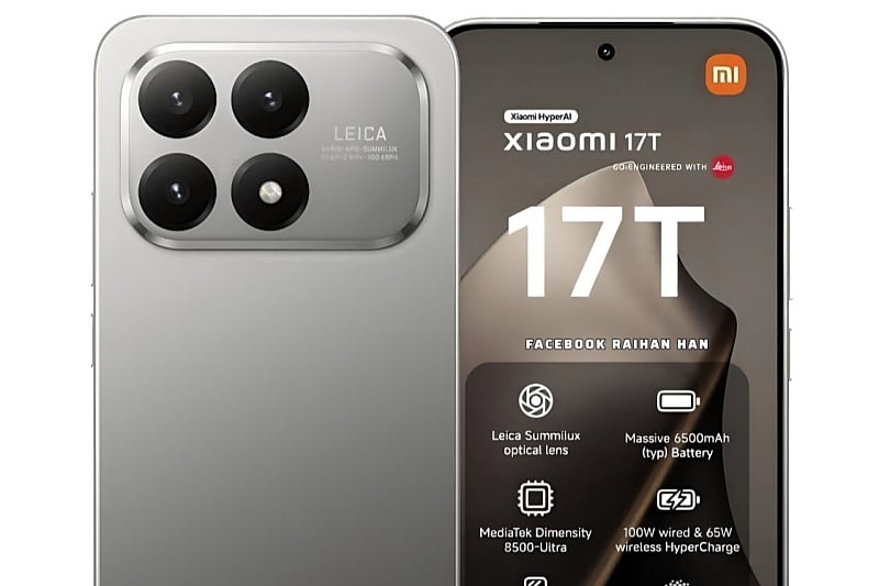 Откриени спецификациите и цените на претстојните модели Xiaomi 17T и Xiaomi 17T Pro