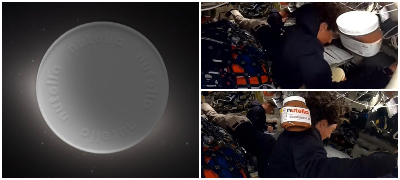 Вирално видео – Тегла Нутела лебди во капсулата Орион на пат кон Месечината: „Најдобрата бесплатна реклама“