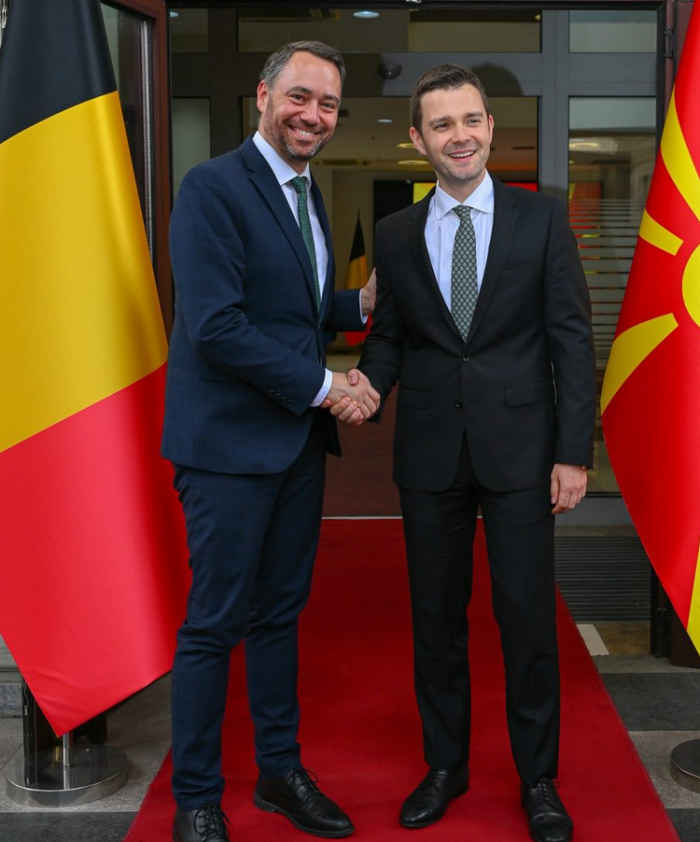 БЕЛГИСКИОТ МИНИСТЕР ВО МАКЕДОНИЈА: Македонско-белгиските односи се на високо ниво