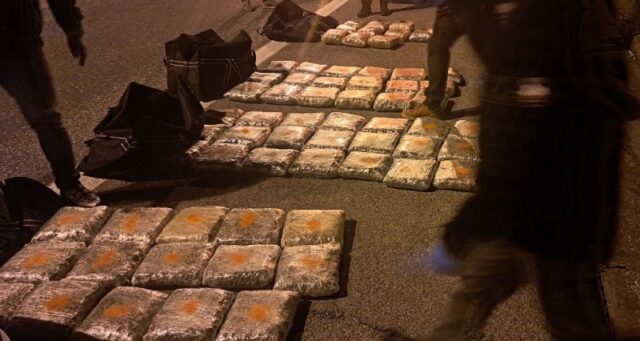 ️Скопјанец и Кавадарчанец уапсени кај Градско со 65 килограми марихуана