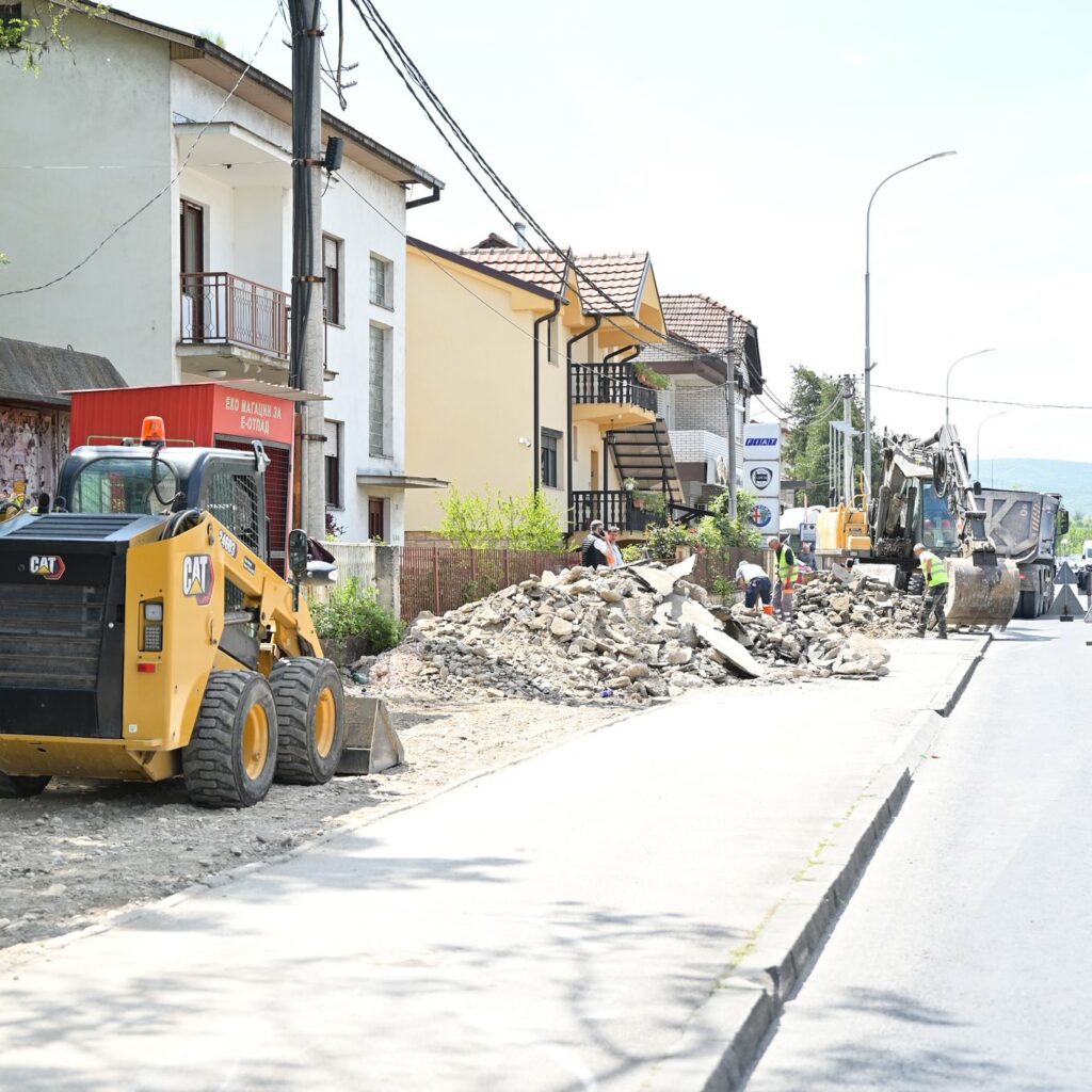 Улицата „Ѓорче Петров“ добива 4 км нови пешачки патеки и зелен коридор