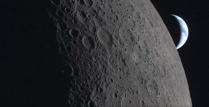 Нови спектакуларни снимки од Месечината и Млечниот Пат