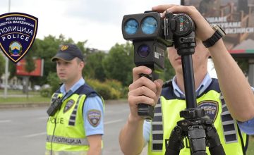 Македонската полиција се приклучува на Европската акциска контрола на брзина на патиштата, вo среда 24 часовни контроли