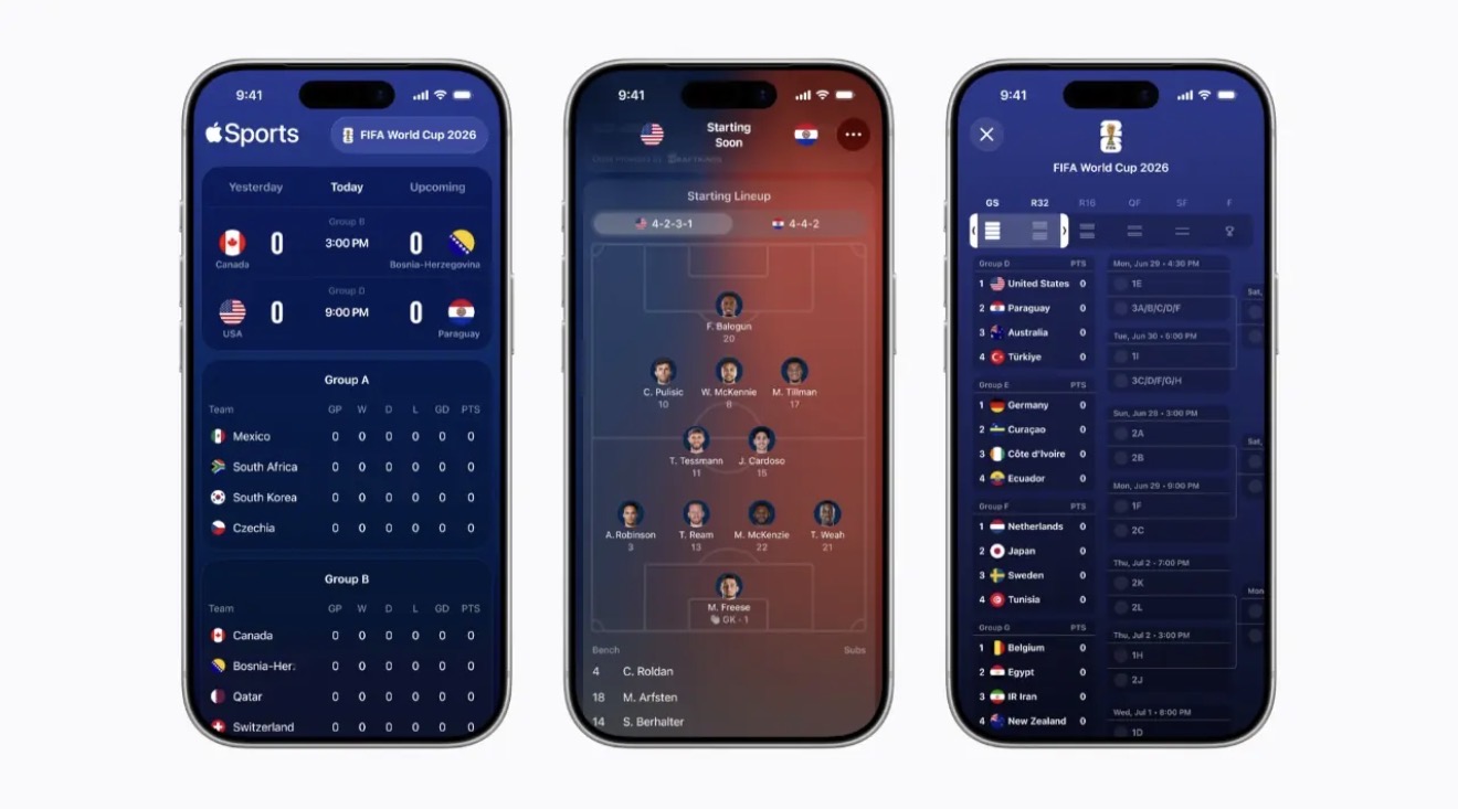 Апликацијата Apple Sports доби ексклузивни функции за Светското првенство во фудбал