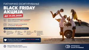 BLACK FRIDAY во Кроација Осигурување: 70% попуст на годишно патничко осигурување
