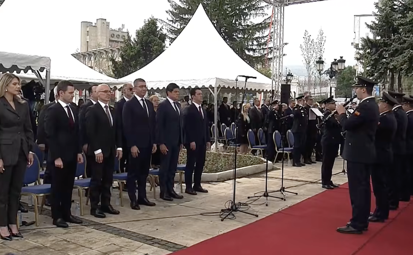 Свеченост пред Владата по повод 9 Мај- Денот на победата над фашизмот и Денот на Европа (во живо)