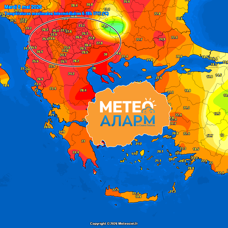 ЛЕТНИ ТЕМПЕРАТУРИ ВО МАКЕДОНИЈА: Од -5°C, регистрирани се 30°C