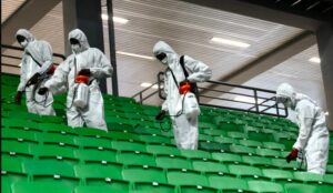 ПАО ја дезинфицираше ОАКА по освојувањето на титулата на Олимпијакос во Евролигата