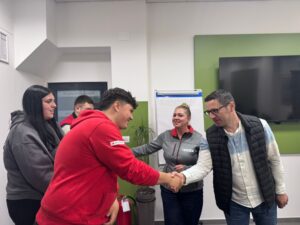 Ново раководство на Клуб на Млади на Црвен крст Гостивар: Ерин Сулејмани претседател, Ивана Трпеска заменик