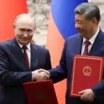 Претседателот на Кина по средбата со Путин: Нашите односи достигнуваат нови височини