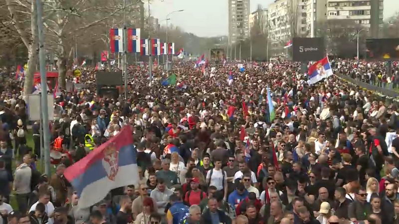 Студентите во блокада во Србија утре со нов протест во Белград