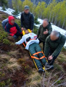 Акција на Кораб: Спасен повреден планинар