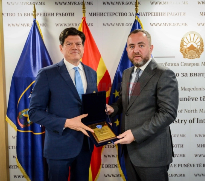 ТОШКОВСКИ – РОКАС: Продолжува силната поддршка на ЕУ за реформите и јакнењето на капацитетите на МВР