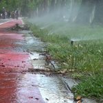 Прскалките на Васко Карангелевски ја поплавија велосипедската патека