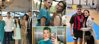 Соња Тарчуловска (47) со сопругот Јохан му прослави матура на синот ракометар - Мелани елегантна како мама