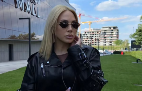 Милица Тодоровиќ во прегратка на мистериозен маж