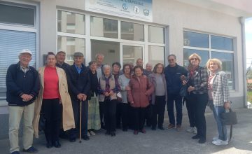 Волонтери од програмата „Најди време“ на Црвен крст Охрид во посета на новиот Центар за активно стареење