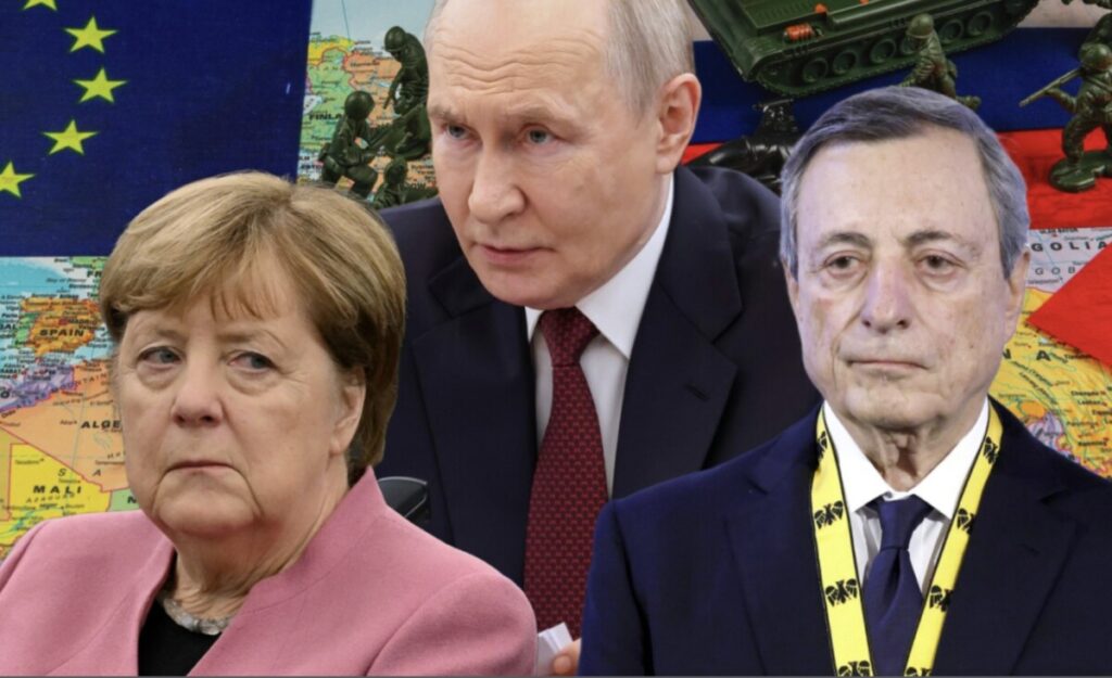 Европа подготвена да започне преговори со Путин, ЕУ ги предлага Ангела Меркел и Марио Драги како можни преговарачи
