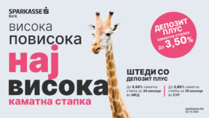 НОВА АТРАКТИВНА ПОНУДА ЗА ШТЕДЕЊЕ ОД ШПАРКАСЕ БАНКА