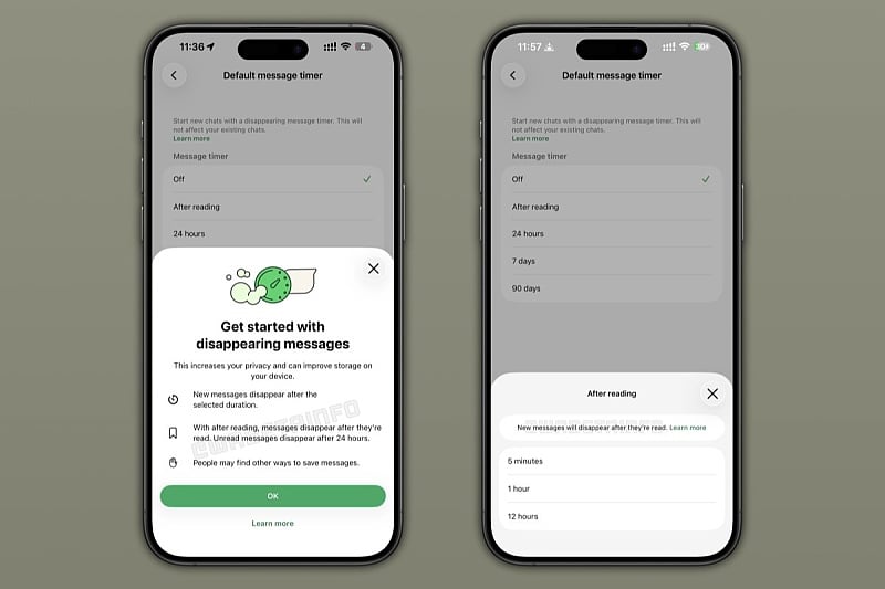 WhatsApp за iOS тестира функција за пораки што исчезнуваат