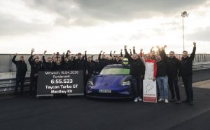 Вечерно кино: Porsche Taycan Turbo GT Manthey постави нов рекорд на Nürburgring