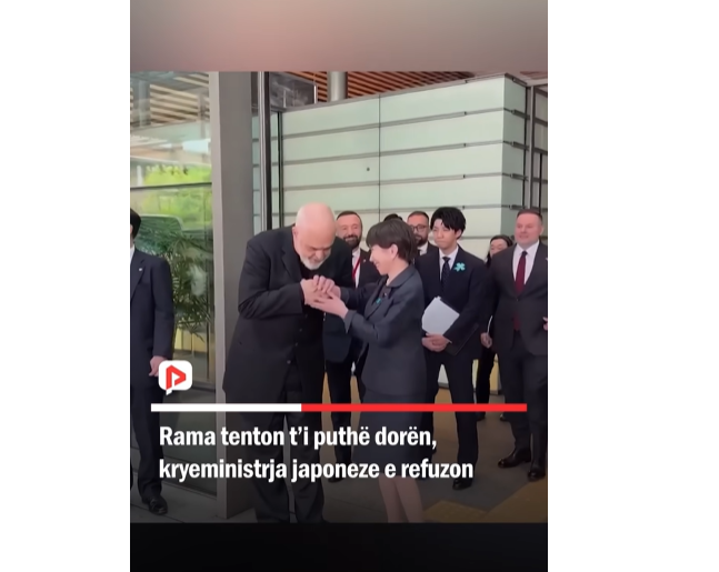 Рама сакаше да ѝ бакне рака на јапонската премиерка, таа не дозволи