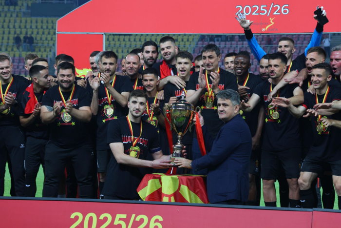 Вардар ја победи Шкендија со 3:0 и ја прославија новата титула