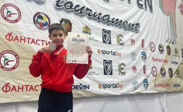 Исак Љатко се закити со сребрен медал на карате натпреварот „Софија Опен“