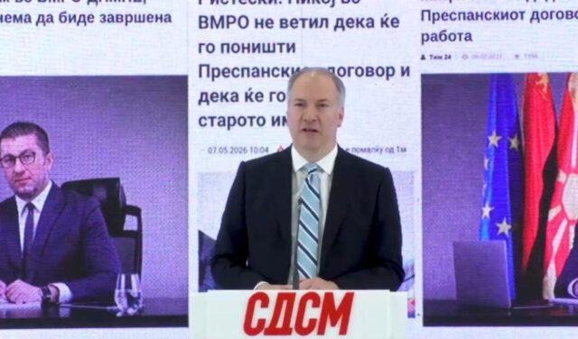Жерновски: Како Мицкоски клечеше и лажеше дека ќе го поништи Преспанскиот договор, така лаже и сега
