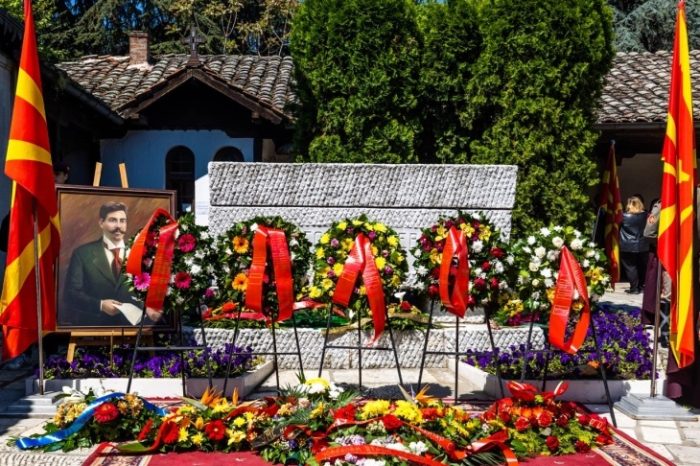ВО ЦРКВАТА СВ. СПАС ВО СКОПЈЕ: Панихида по повод 123 години од смртта на Гоце Дечев, македонскиот револуционер и борец за слобода