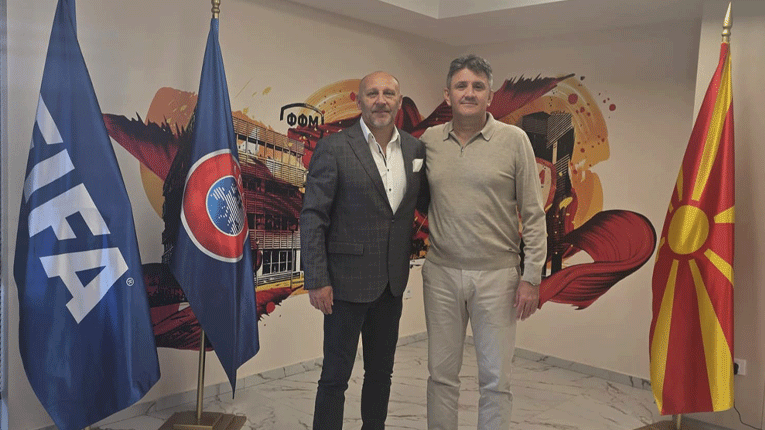 Пред мечот БиХ – Македонија, босанскиот амбасадор ја посети ФФМ