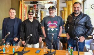 (ВИДЕО+ФОТО) Прес конференција на „Нокаут“ пред јубилејниот концерт на 9 мај (сабота): 360 степени во „Јане Сандански“ со убава слика и тон за сите присутни!