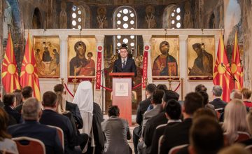 Свечена академија насловена „Од слово до вечност“ во црквата „Св. Софија“