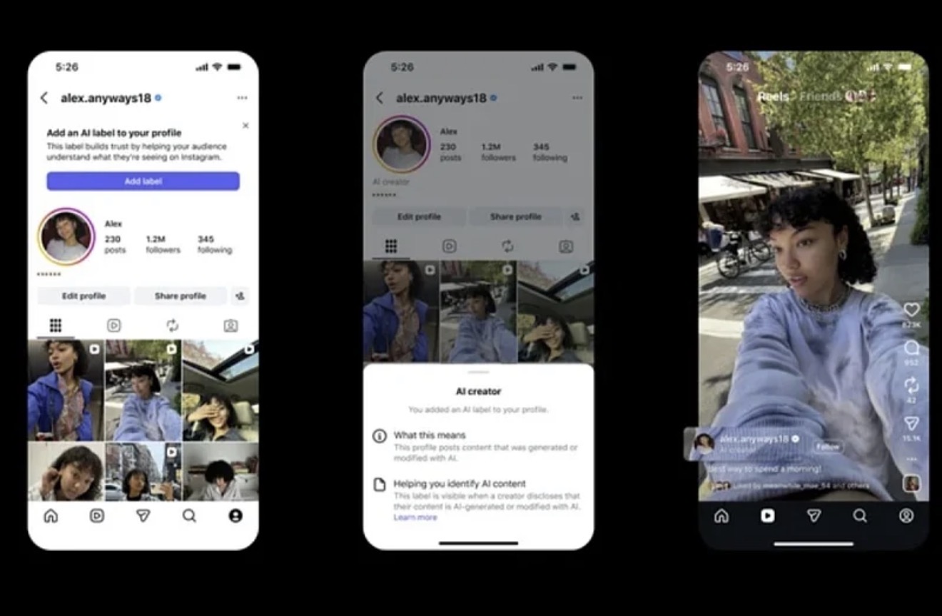 Instagram ја воведува опционалната ознака „AI Creator“