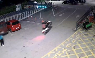 Видео: Моторџии дивеат на паркингот кај Ohrid Mall загрозувајќи ја безбедноста на минувачите