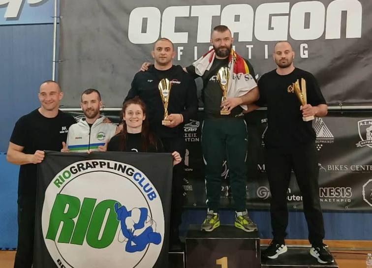 Паунд фор паунд Тим Македонија на Меѓународниот турнир за бразилска циу џицу и граплинг во Грција