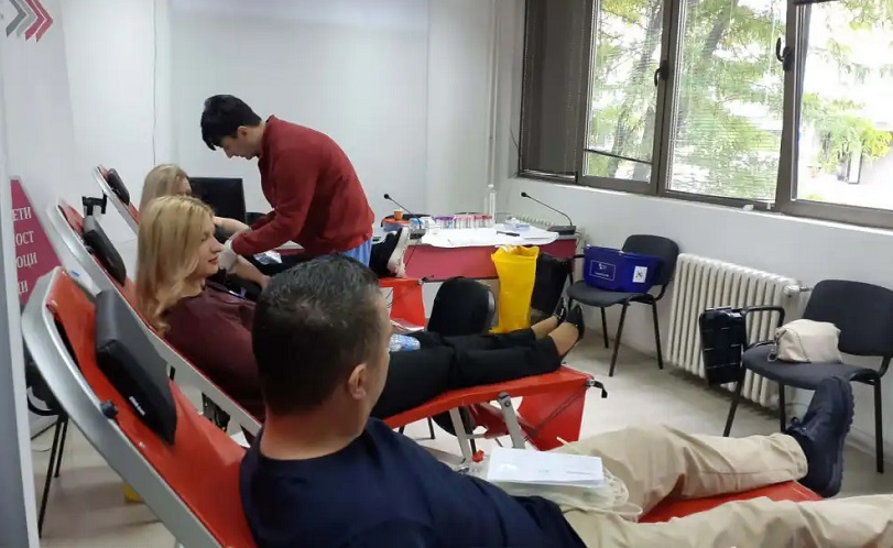 Петрова за акцијата „Дарувај крв – дарувај живот“: УЈП е и институција и заедница на вработени што имаат општествена и човечка одговорност